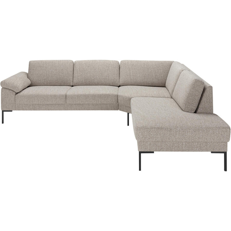 Leen Bakker - Hoekbank Tom Rechts - Java - Stof - Beige - 237x279x84 Cm Leen Bakker - Hoekbank Tom Rechts - Java - Stof - Beige - 237x279x84 Cm afbeelding 1