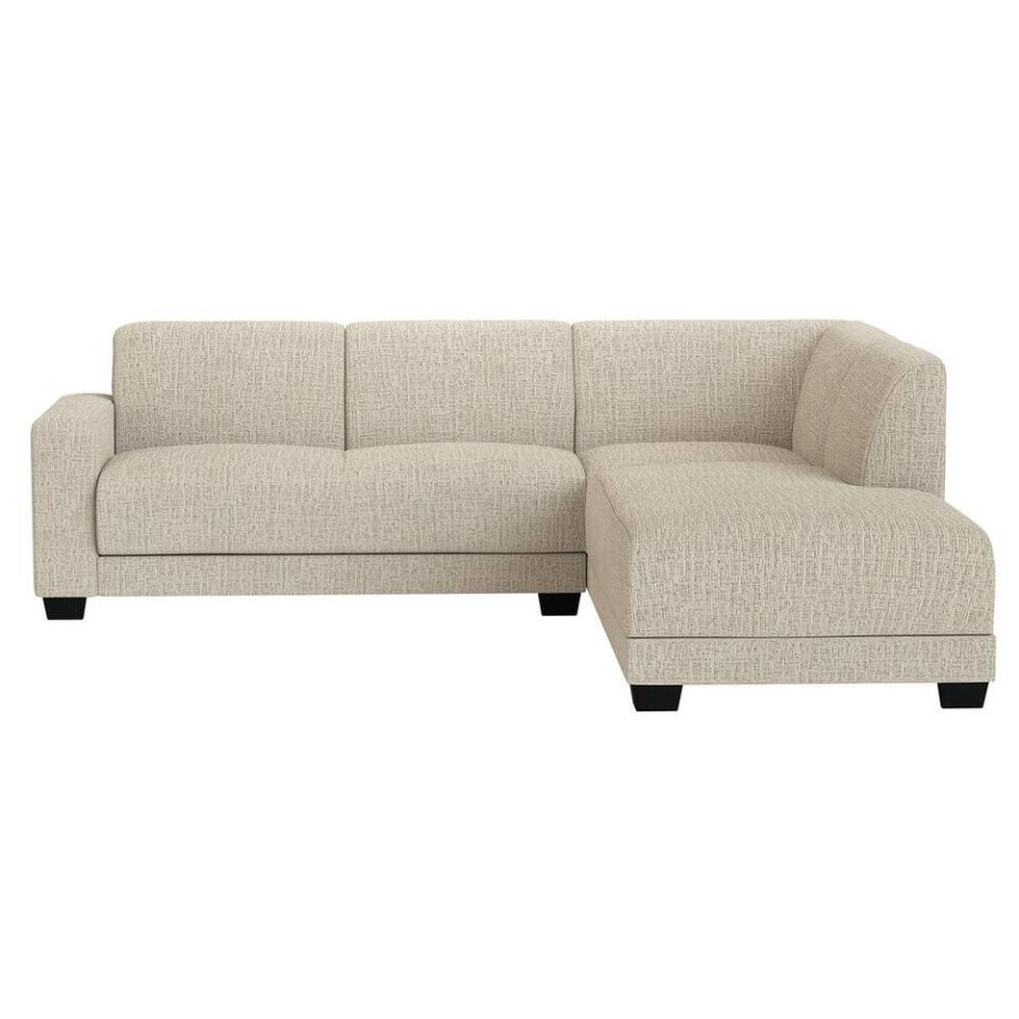 20% korting - Leen Bakker - Hoekbank Aberdeen Rechts - Kansas - Stof - Crème - 219x261x84 Cm 20% korting - Leen Bakker - Hoekbank Aberdeen Rechts - Kansas - Stof - Crème - 219x261x84 Cm afbeelding 1