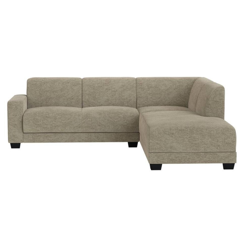 Leen Bakker - Hoekbank Aberdeen Rechts - Rebel - Stof - Taupe - 219x261x84 Cm afbeelding 1