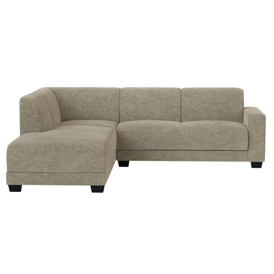 20% korting - Leen Bakker - Hoekbank Aberdeen Links - Rebel - Stof - Taupe - 219x261x84 Cm afbeelding 1