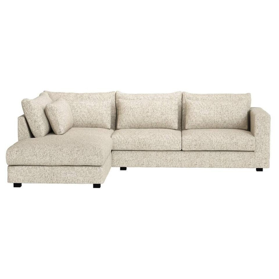 Leen Bakker - Hoekbank Chelsea Links - Poppy - Stof - Beige - 214x294x90 Cm afbeelding 1
