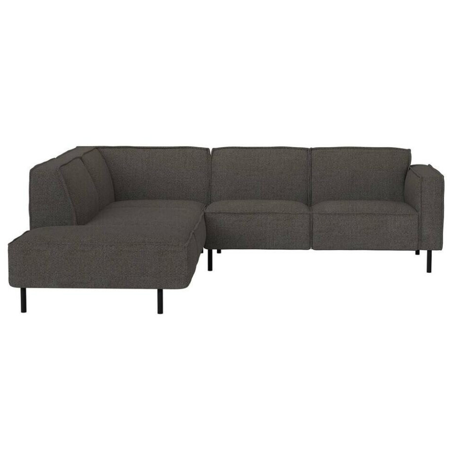 Leen Bakker - Hoekbank Madison Links - Maggy - Stof - Taupe - 230x258x77 Cm afbeelding 1
