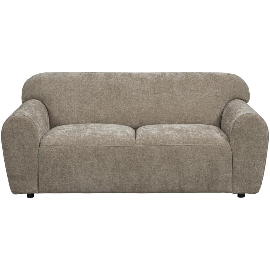 Leen Bakker - Bank Bibi 2-zits - Glory - Stof - Taupe - 88x180x76 Cm Leen Bakker - Bank Bibi 2-zits - Glory - Stof - Taupe - 88x180x76 Cm afbeelding 1