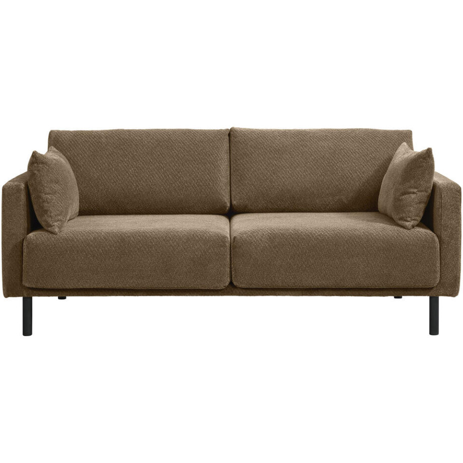Leen Bakker - Bank Siem 2,5-zits - Egon - Stof - Bruin - 94x193x83 Cm Leen Bakker - Bank Siem 2,5-zits - Egon - Stof - Bruin - 94x193x83 Cm afbeelding 1