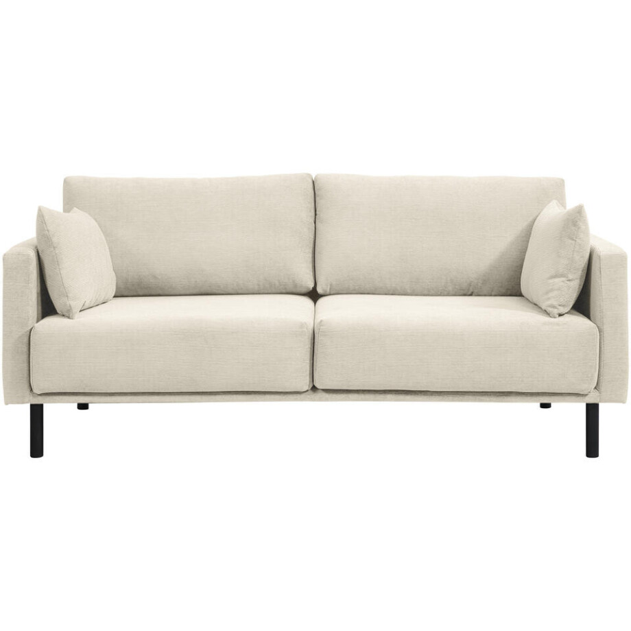 Leen Bakker - Bank Siem 2,5-zits - Rib Fjord - Stof - Beige - 94x193x83 Cm Leen Bakker - Bank Siem 2,5-zits - Rib Fjord - Stof - Beige - 94x193x83 Cm afbeelding 1