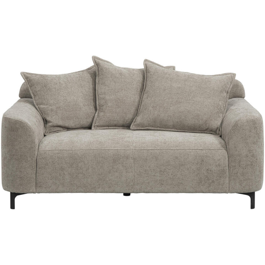 Leen Bakker - Bank Elsa 2-zits - Eden- Stof - Taupe - 99x168x84 Cm Leen Bakker - Bank Elsa 2-zits - Eden- Stof - Taupe - 99x168x84 Cm afbeelding 1