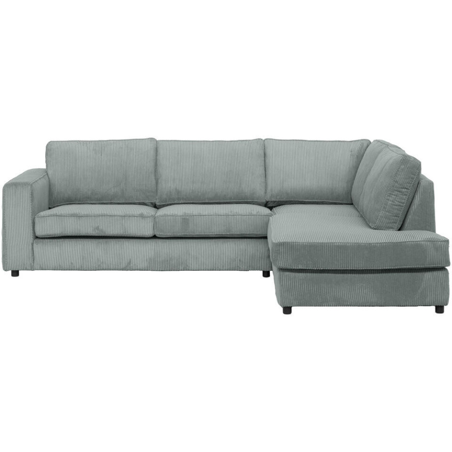 20% korting - Leen Bakker - Hoekbank Stuttgart Rechts - Stof - Groen - 205x265x80 Cm 20% korting - Leen Bakker - Hoekbank Stuttgart Rechts - Stof - Groen - 205x265x80 Cm afbeelding 1