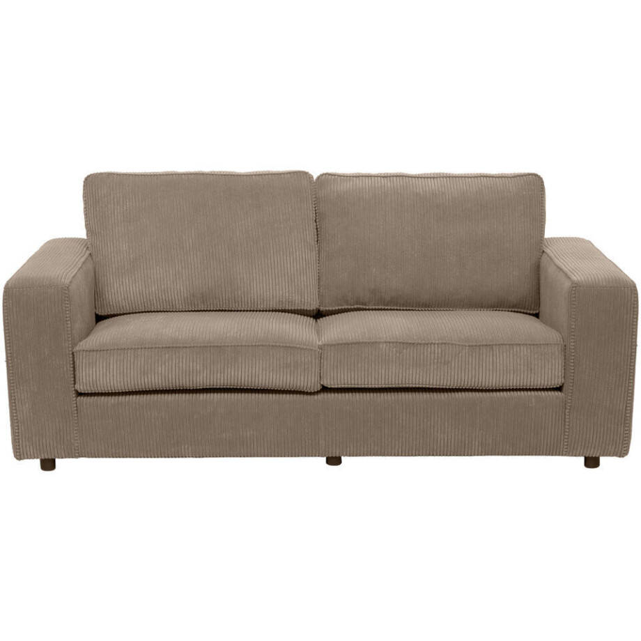 20% korting - Leen Bakker - Bank Stuttgart 3-zits - Stof - Taupe - 94x195x80 Cm 20% korting - Leen Bakker - Bank Stuttgart 3-zits - Stof - Taupe - 94x195x80 Cm afbeelding 1