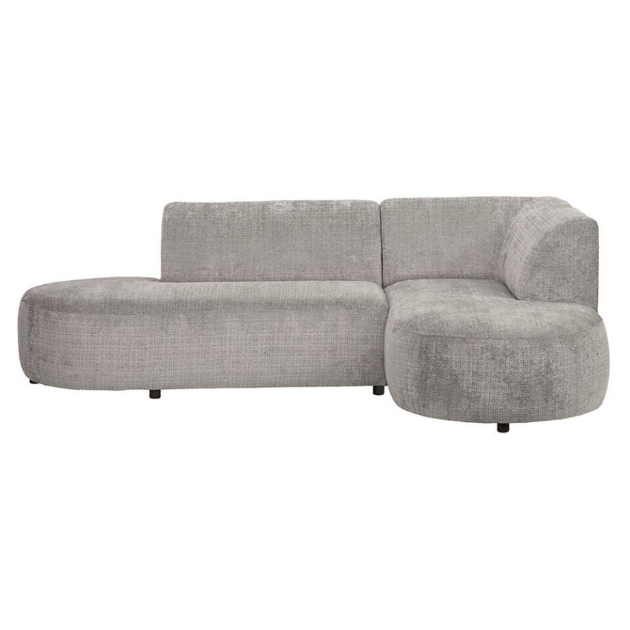 Leen Bakker - Hoekbank Luna Rechts - Cremona - Stof - Beige - 170x260x80 Cm Leen Bakker - Hoekbank Luna Rechts - Cremona - Stof - Beige - 170x260x80 Cm afbeelding 1