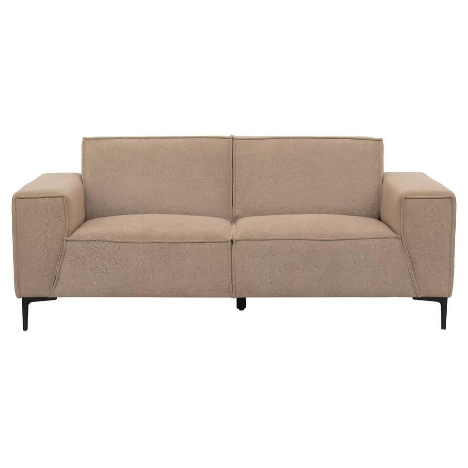 20% korting - Leen Bakker - Bank Romy - 2-zits - Curio - Stof - Beige - 90x195x78 Cm 20% korting - Leen Bakker - Bank Romy - 2-zits - Curio - Stof - Beige - 90x195x78 Cm afbeelding 1