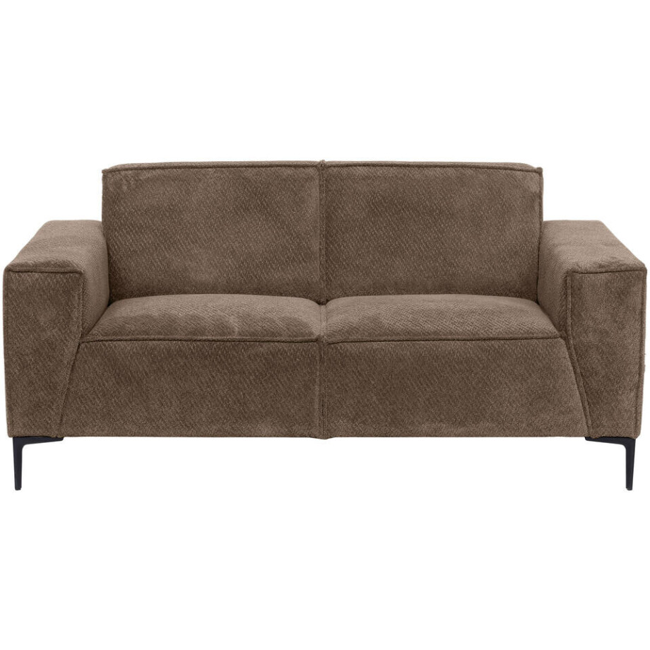 Leen Bakker - Bank Romy 2-zits - Egon - Stof - Taupe - 90x195x78 Cm Leen Bakker - Bank Romy 2-zits - Egon - Stof - Taupe - 90x195x78 Cm afbeelding 1
