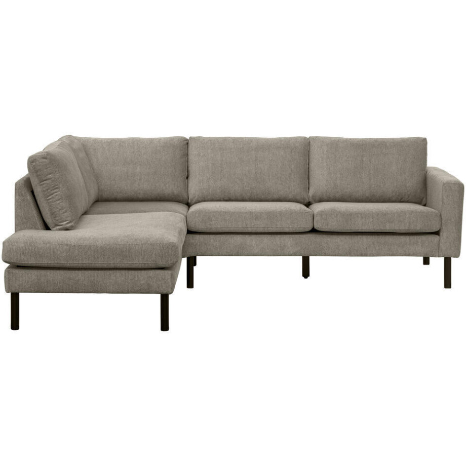 Leen Bakker - Hoekbank Collin Links - Zand - Stof - Beige - 195x247x81 Cm Leen Bakker - Hoekbank Collin Links - Zand - Stof - Beige - 195x247x81 Cm afbeelding 1