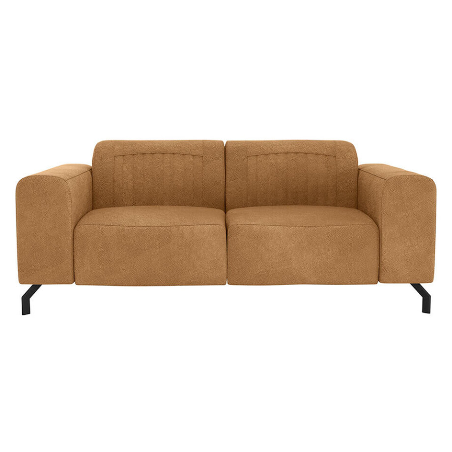 Leen Bakker - Bank Otis 2-zits - Toffee - Microleer - Bruin - 94x190x77 Cm Leen Bakker - Bank Otis 2-zits - Toffee - Microleer - Bruin - 94x190x77 Cm afbeelding 1