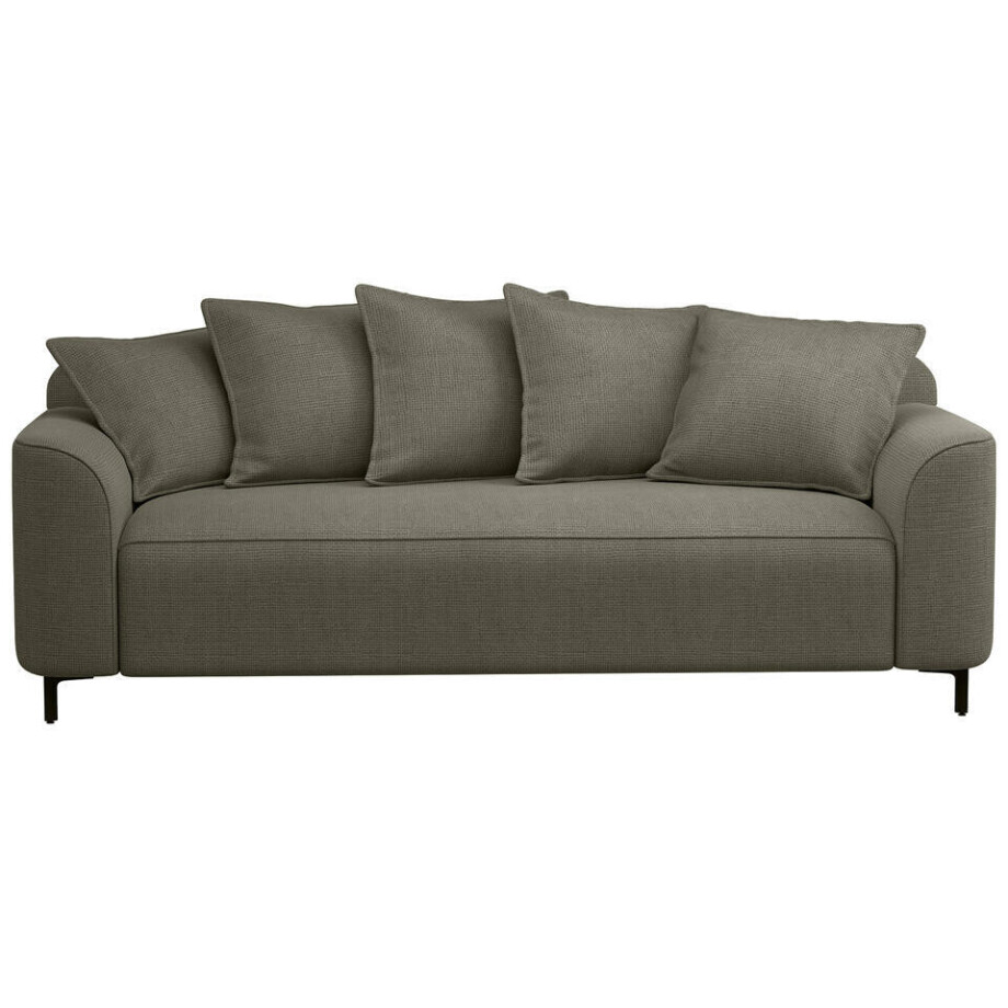 Leen Bakker - Bank Elsa 3-zits - Eden - Mokka - Stof - Bruin - 99x228x84 Cm Leen Bakker - Bank Elsa 3-zits - Eden - Mokka - Stof - Bruin - 99x228x84 Cm afbeelding 1