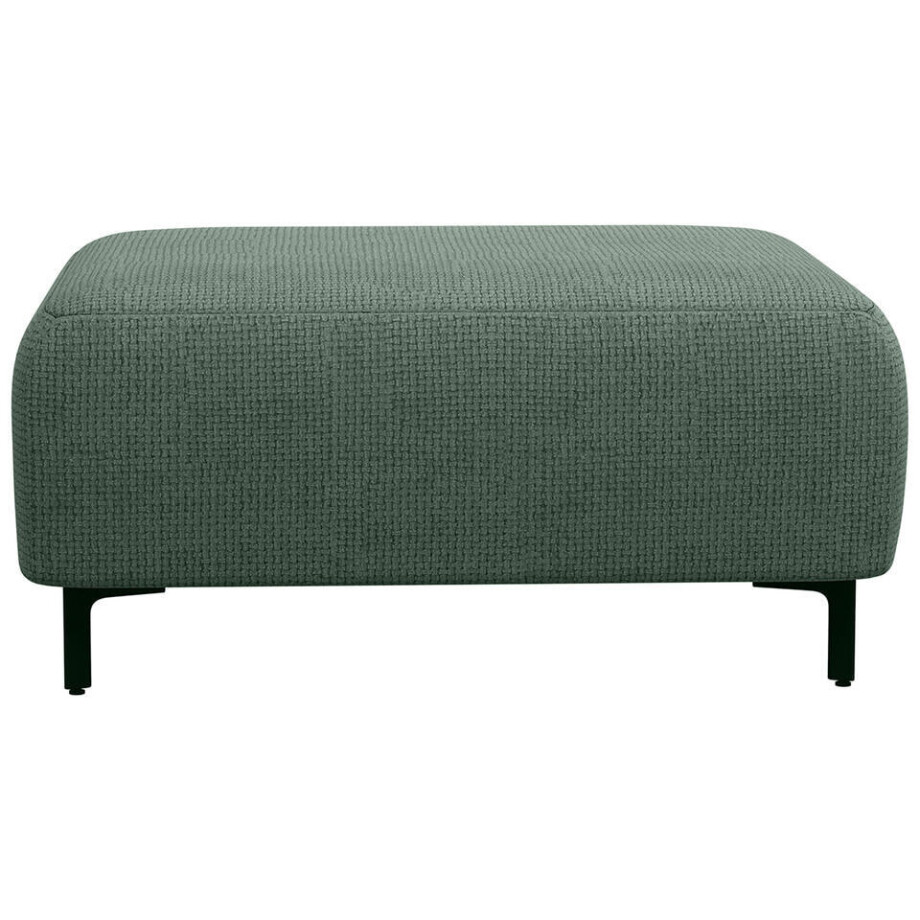 Leen Bakker - Hocker Elsa - Eden - Salie - Stof - Groen - 77x99x45 Cm afbeelding 1