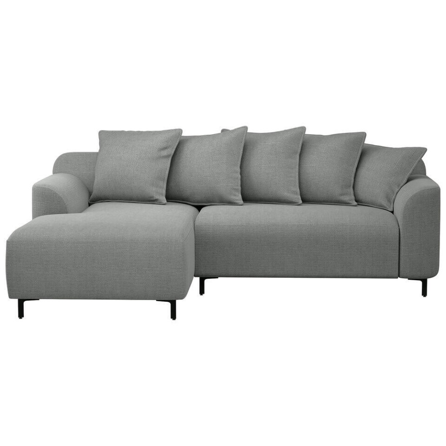 20% korting - Leen Bakker - Bank Elsa Met Chaise Longue Links - Eden - Stof - Grijs - 177x246x84 Cm afbeelding 1