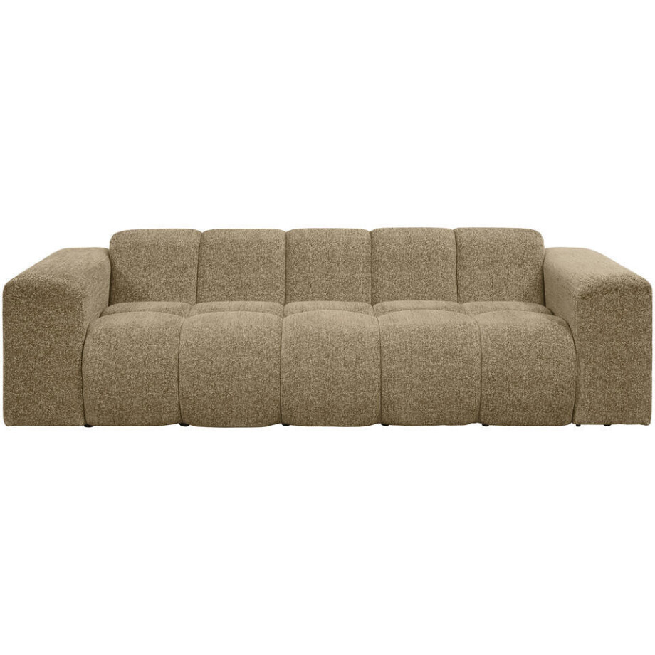 Leen Bakker - Bank Beau 3-zits - Raven - Stof - Taupe - 94x247x70 Cm Leen Bakker - Bank Beau 3-zits - Raven - Stof - Taupe - 94x247x70 Cm afbeelding 1
