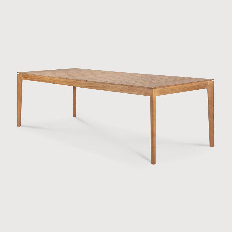 Ethnicraft Tuintafel 'Bok' Teakhout, 250 x 100cm, kleur Naturel afbeelding 
