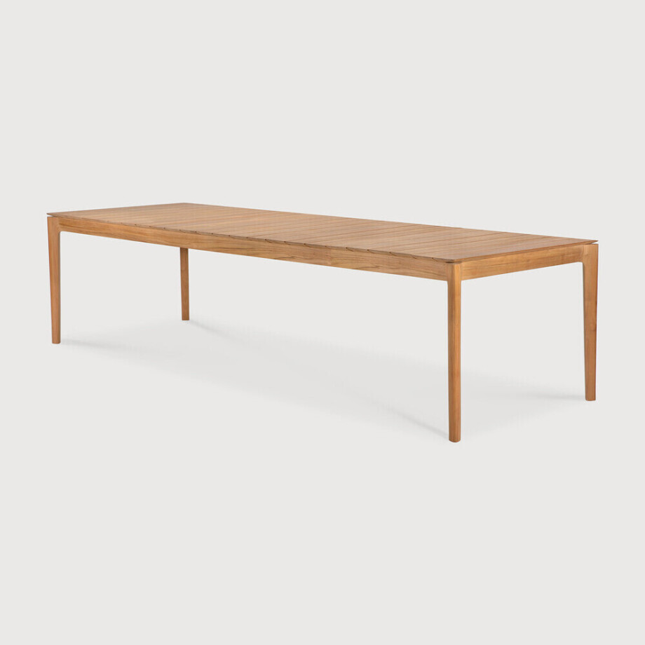 Ethnicraft Tuintafel 'Bok' Teakhout, 300 x 110cm, kleur Naturel afbeelding 