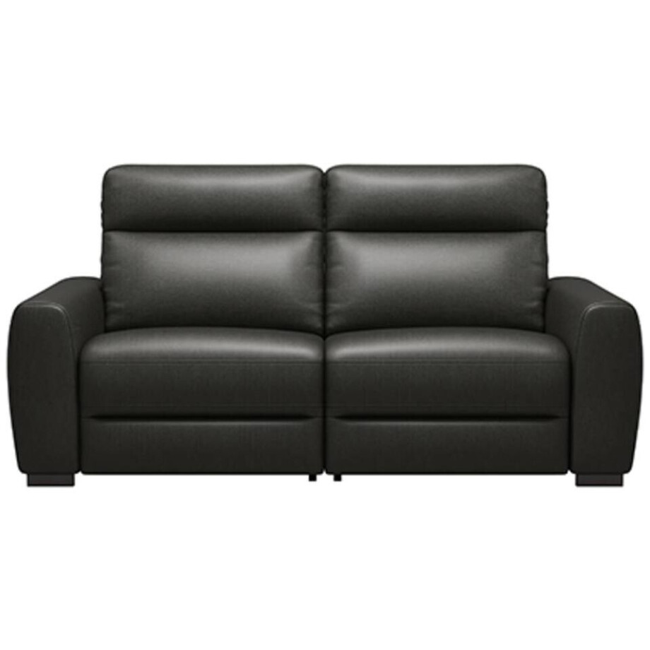 Leen Bakker - Bank James 3-zits - Melbourne - Stof - Zwart - 95x198x100 Cm afbeelding 1