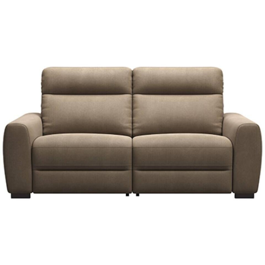 Leen Bakker - Bank James Verstelbaar 3-zits - Gaucho - Stof - Taupe - 95x198x100 Cm afbeelding 1