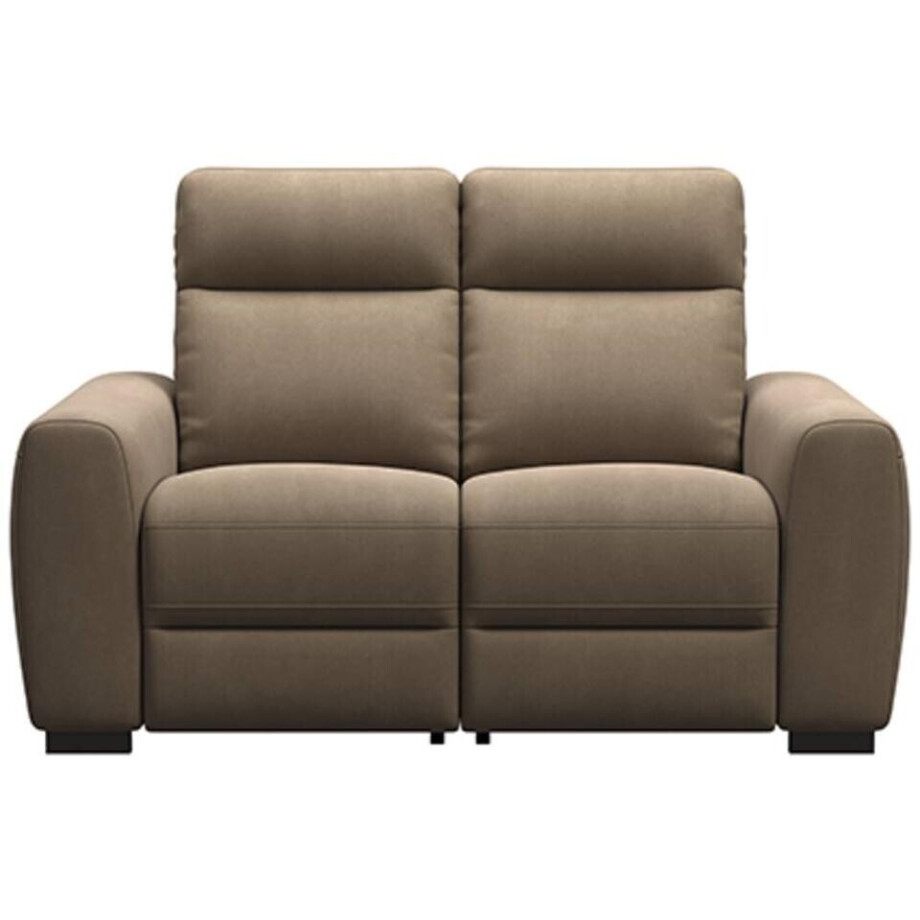 Leen Bakker - Bank James 2-zits - Gaucho - Stof - Taupe - 95x160x100 Cm Leen Bakker - Bank James 2-zits - Gaucho - Stof - Taupe - 95x160x100 Cm afbeelding 1