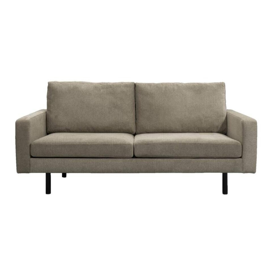 Leen Bakker - Bank Collin 2,5-zits - Zand - Stof - Beige - 84x210x90 Cm Leen Bakker - Bank Collin 2,5-zits - Zand - Stof - Beige - 84x210x90 Cm afbeelding 1