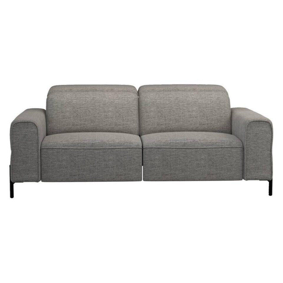 Leen Bakker - Bank Dave 3-zits - Elektrisch Verstelbaar - Pure - Stof - Grijs - 105x198x79 Cm Leen Bakker - Bank Dave 3-zits - Elektrisch Verstelbaar - Pure - Stof - Grijs - 105x198x79 Cm afbeelding 1