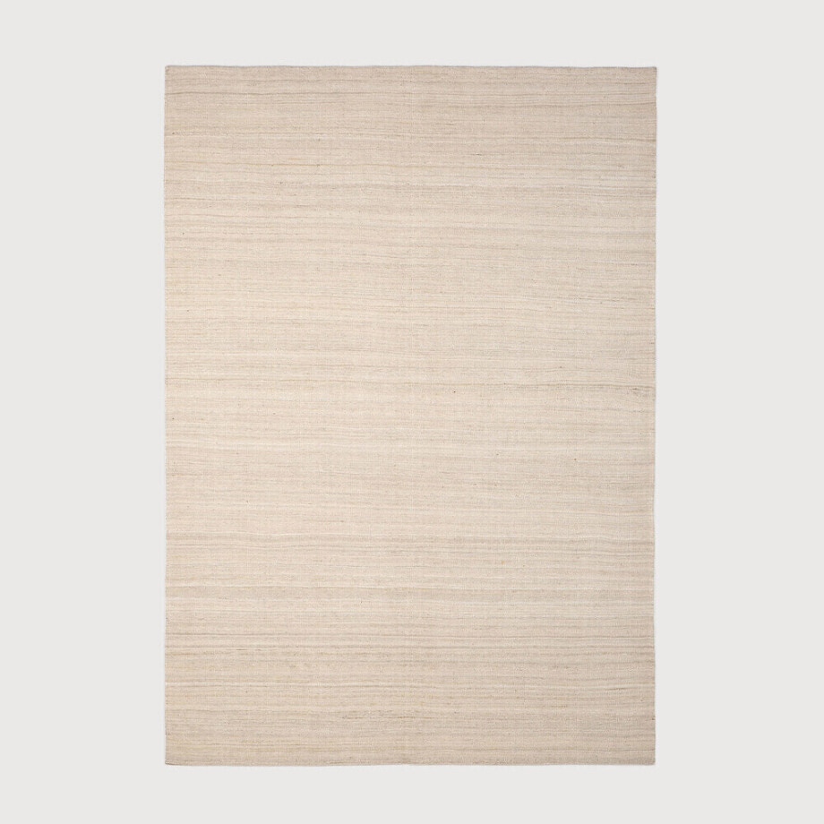 Ethnicraft Vloerkleed 'Nomad' Wol, 200 x 300cm, kleur Zand afbeelding 1