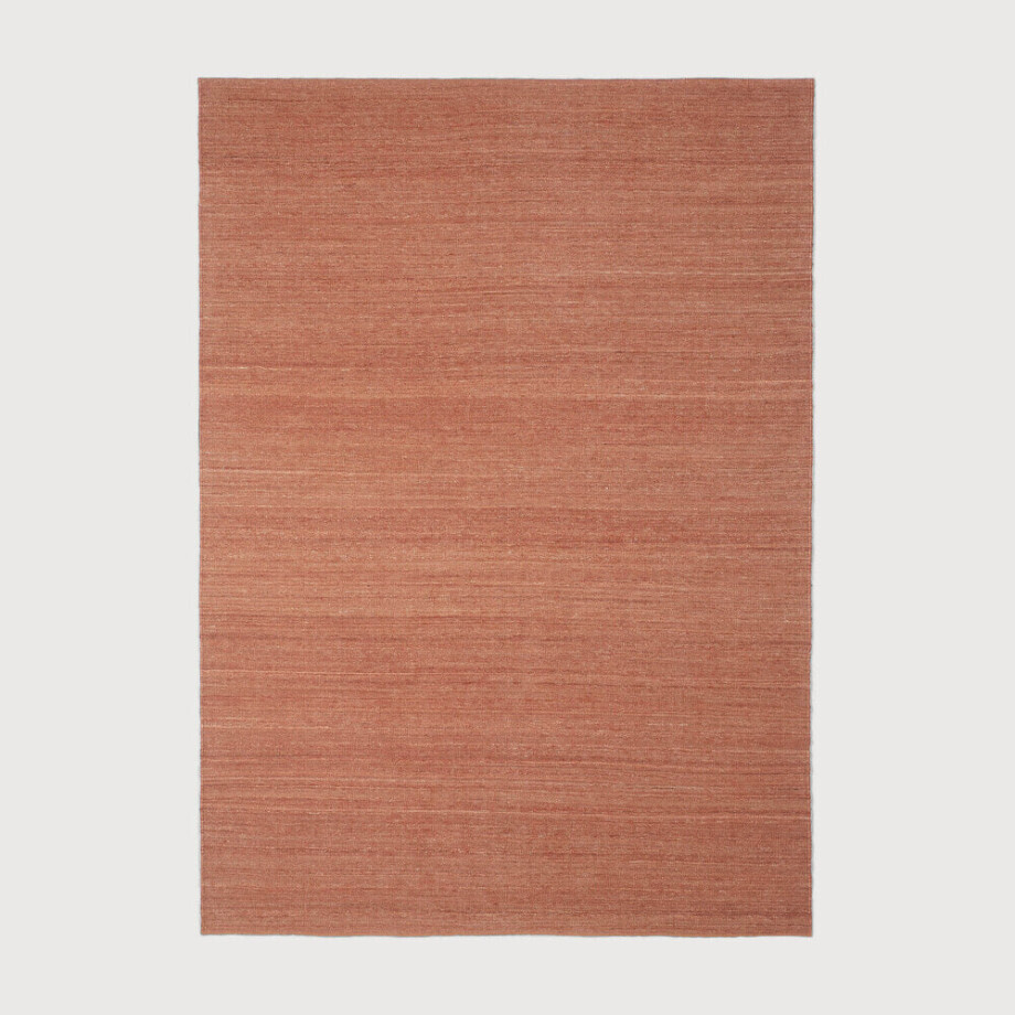 Ethnicraft Vloerkleed 'Nomad' Wol, 200 x 300cm, kleur Terracotta afbeelding 1