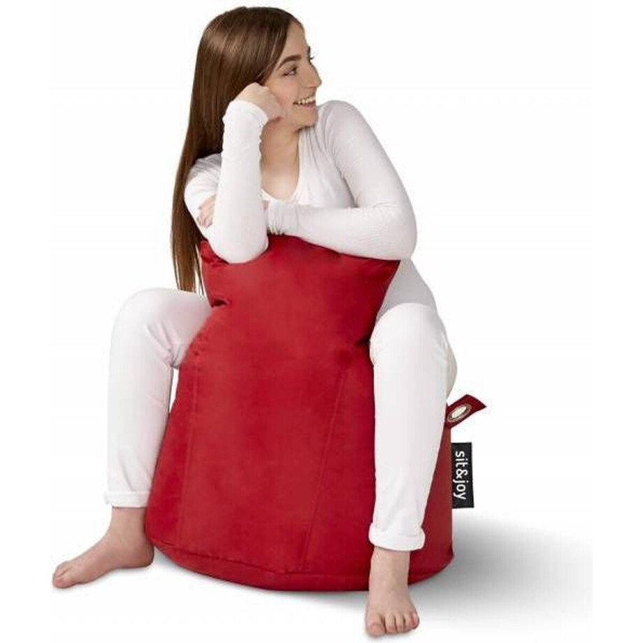 Sit&joy  Kinder Zitzak Stoel Bumba - Rood Sit&joy  Kinder Zitzak Stoel Bumba - Rood afbeelding 1