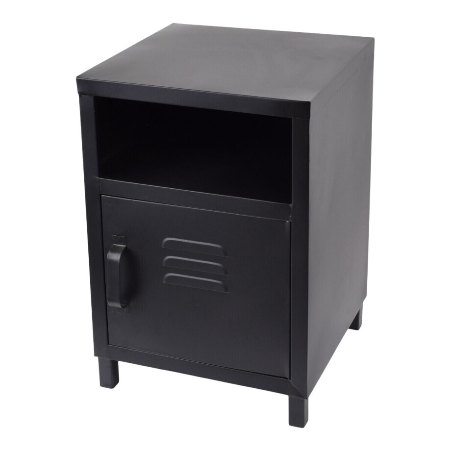 Urban Interiors Nachtkastje 'Mira' 35 x 35cm, kleur Zwart afbeelding 1