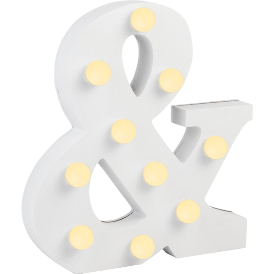 Verlichting | LED Letter | Vorm: & | Afmeting: 16x11cm Verlichting | LED Letter | Vorm: & | Afmeting: 16x11cm afbeelding 1