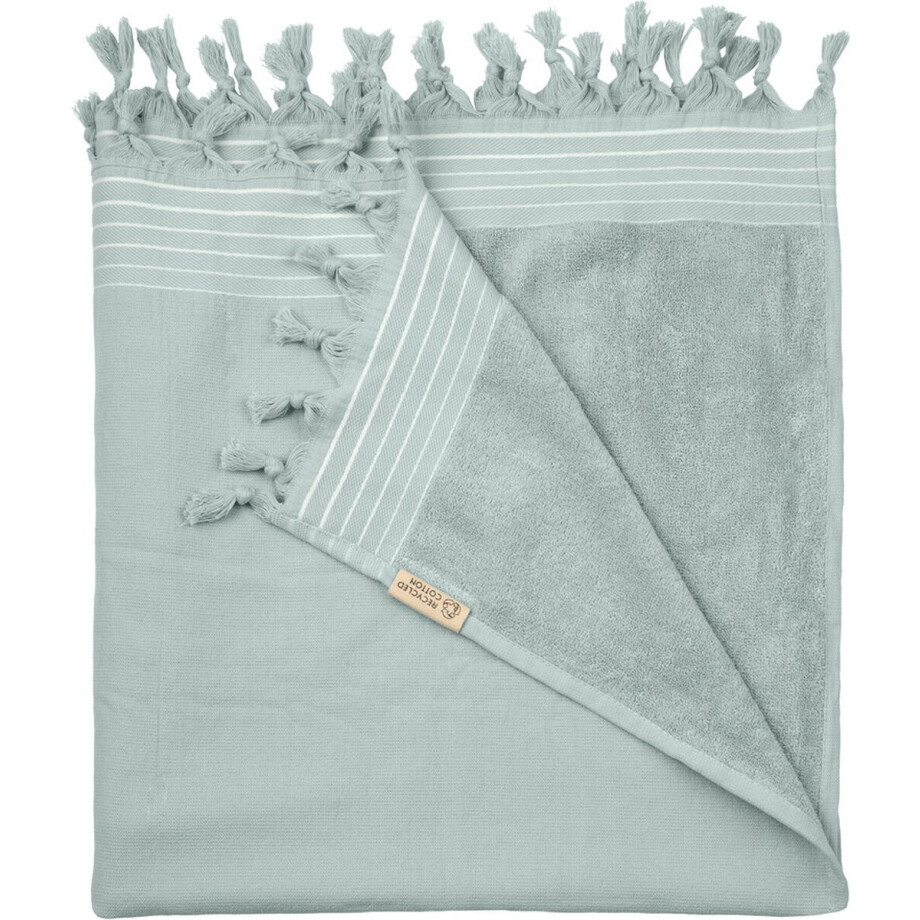 Walra Hamamdoek XXL Remade Cotton - 200x200cm - Mint afbeelding 1