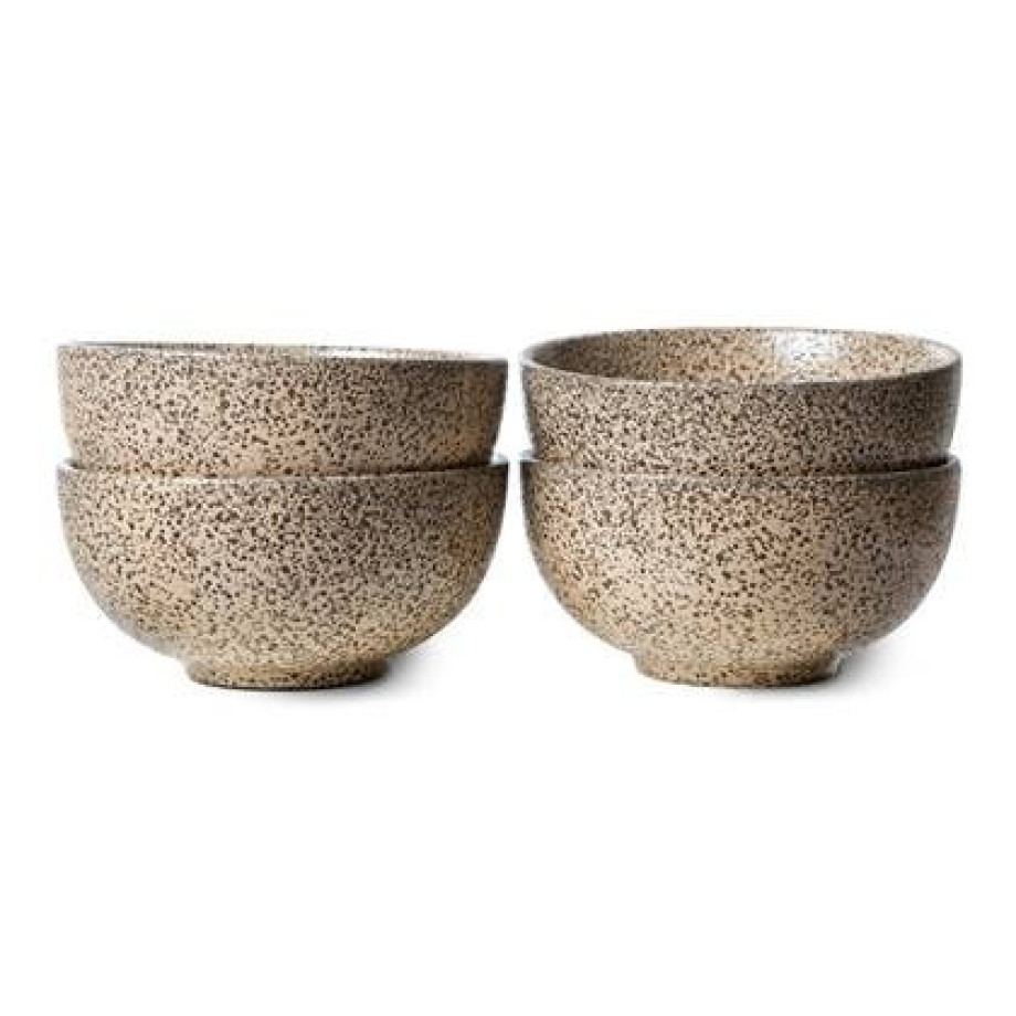 HKliving Gradient Ceramics Kom Ã 13 cm - Set van 4 afbeelding 1
