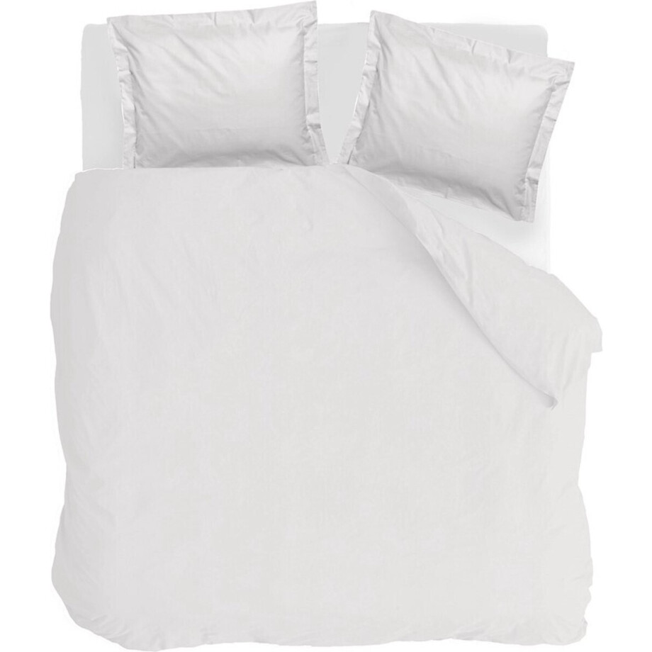 Walra Dekbedovertrek Forever Cotton - 240x220 - 100% Percale Katoen - Wit Walra Dekbedovertrek Forever Cotton - 240x220 - 100% Percale Katoen - Wit afbeelding 1