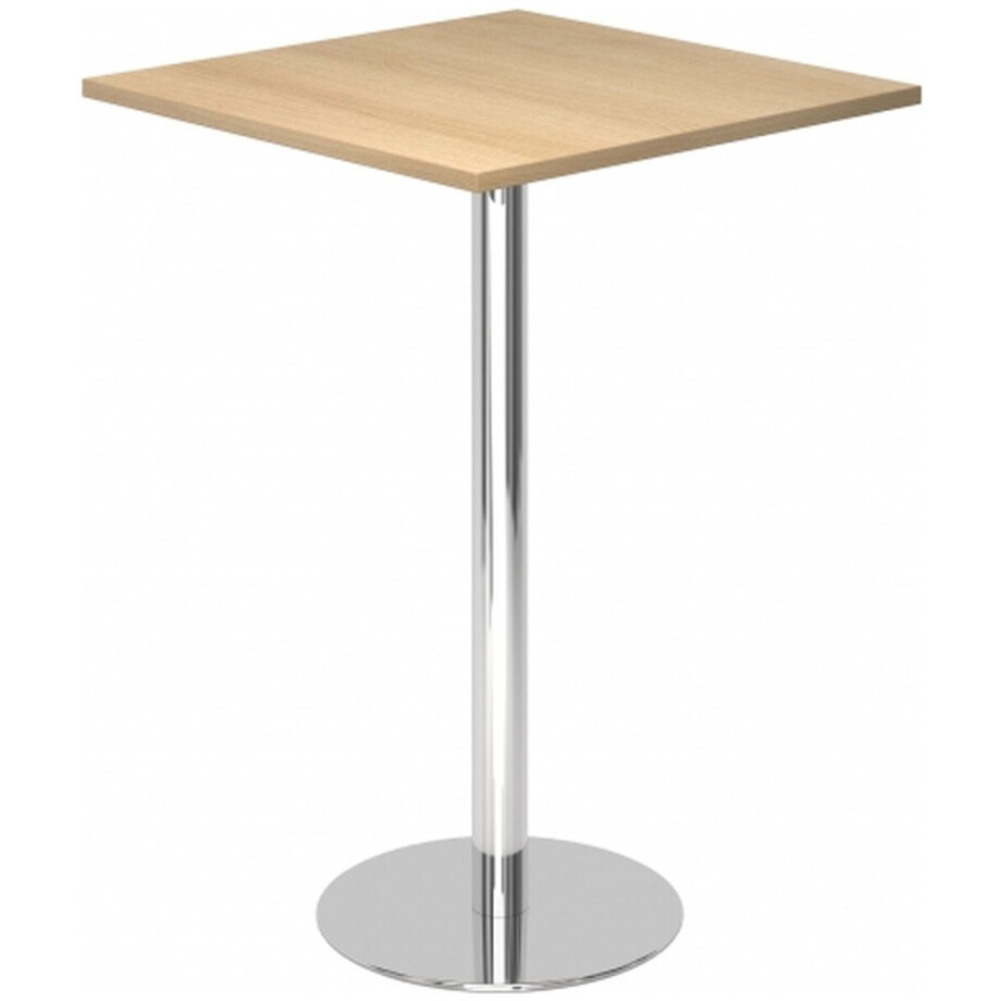 Systeem conferentietafel BISTRO H88Q C Eik / chroom afbeelding 1