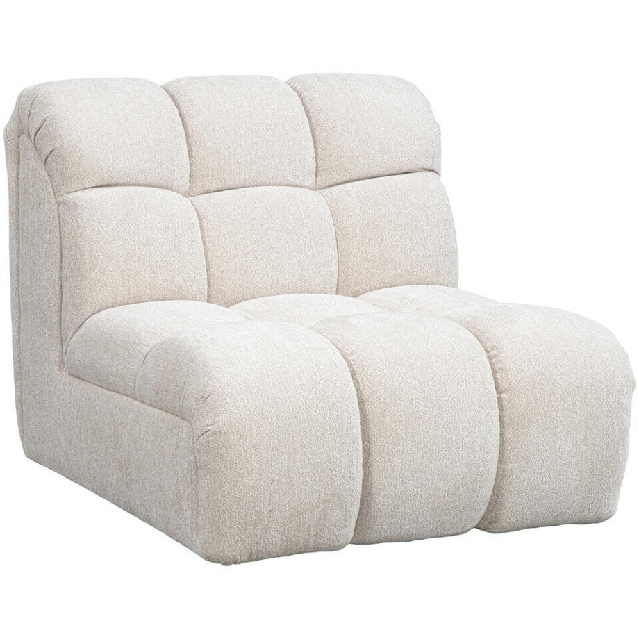 Leen Bakker - Draaifauteuil Beau - Raven - Stof - Beige - 98x81x77 Cm afbeelding 1