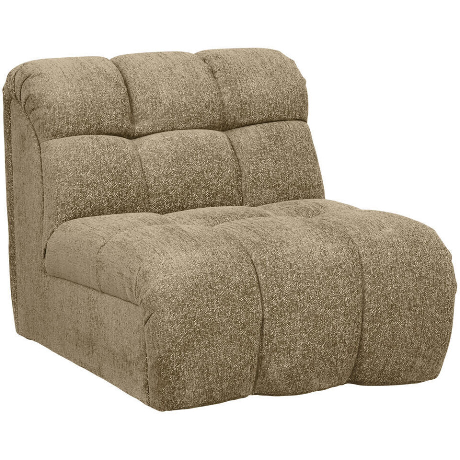 Leen Bakker - Draaifauteuil Beau - Raven - Stof - Taupe - 98x81x77 Cm afbeelding 1