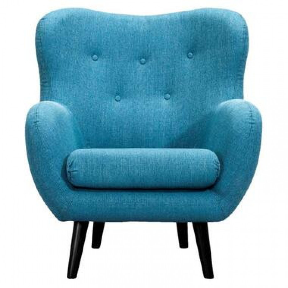 Fauteuil Viborg - stof - turquoise afbeelding 1