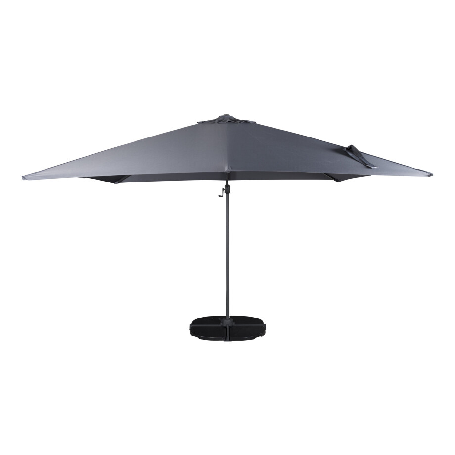 Nohr Zweefparasol 'Antasia' 300 x 300cm, kleur Antraciet afbeelding 1