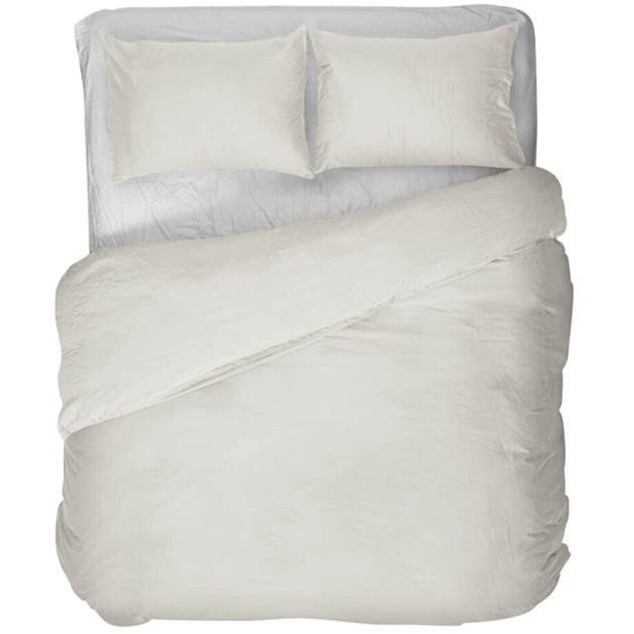 Kayori Esra Dekbedovertrek - Tweepersoons - 200x200/220 cm - Offwhite afbeelding 1
