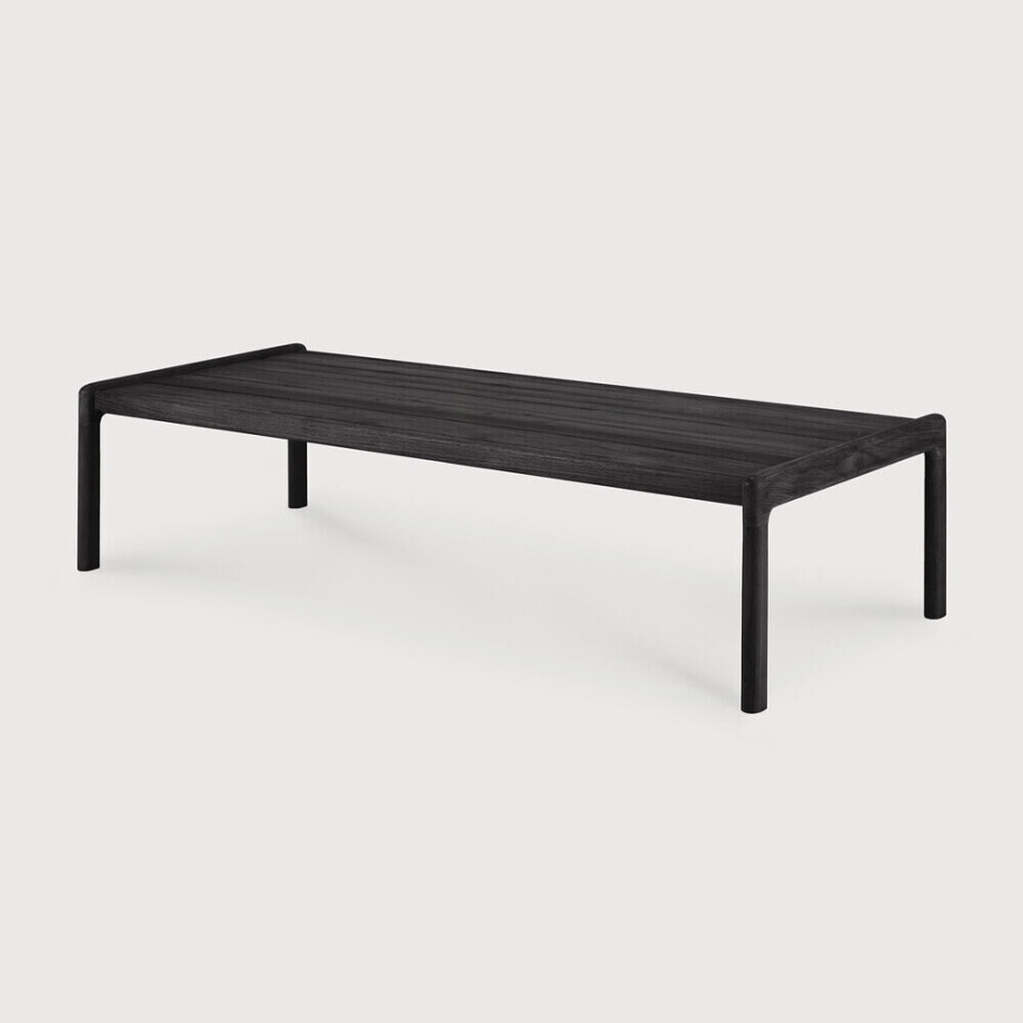 Ethnicraft Outdoor Salontafel 'Jack' Teakhout, 150 x 65cm, kleur Zwart afbeelding 1