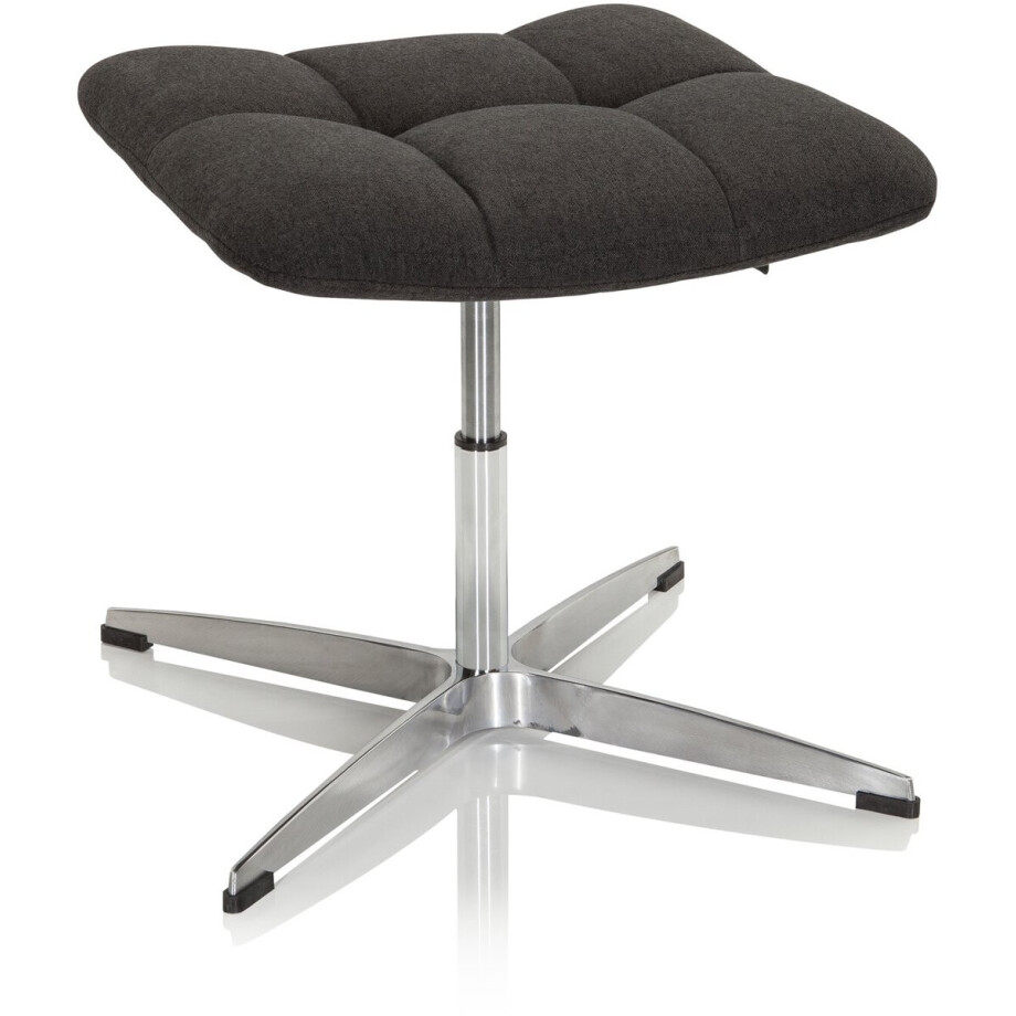 Kruk / Draaistoel SARANTO Stof zwart hjh OFFICE afbeelding 1