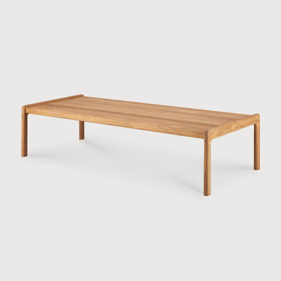 Ethnicraft Outdoor Salontafel 'Jack' Teakhout, 150 x 65cm, kleur Naturel Ethnicraft Outdoor Salontafel 'Jack' Teakhout, 150 x 65cm, kleur Naturel afbeelding 1