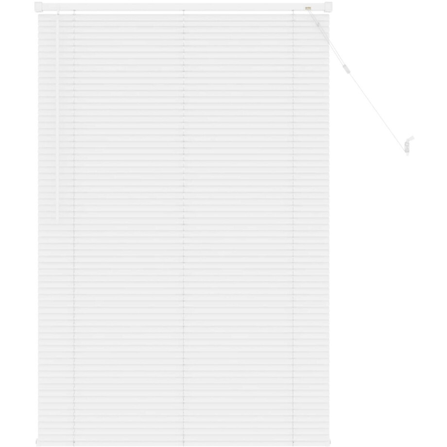 vidaXL - Jaloezie - Wit - 150 - x - 90 - cm - 25 - mm - PVC afbeelding 1