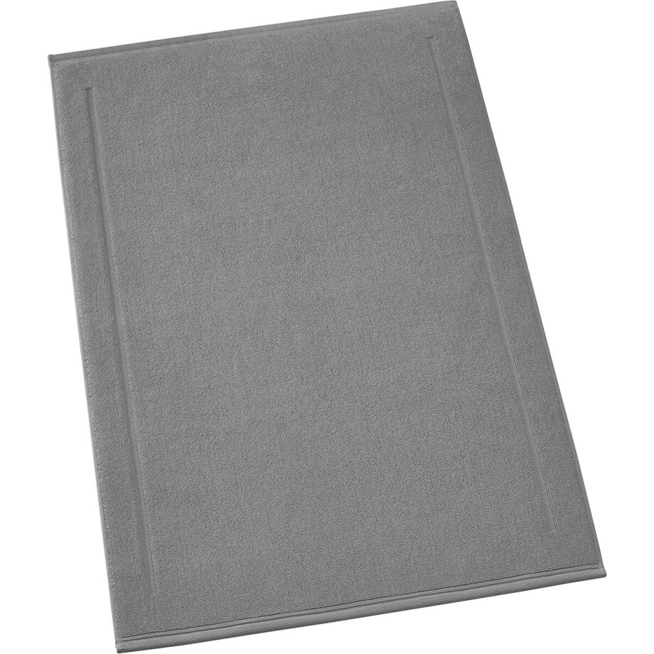 De Witte Lietaer Badmat Contessa, Steel Grey - 60 x 100 cm - Katoen afbeelding 1