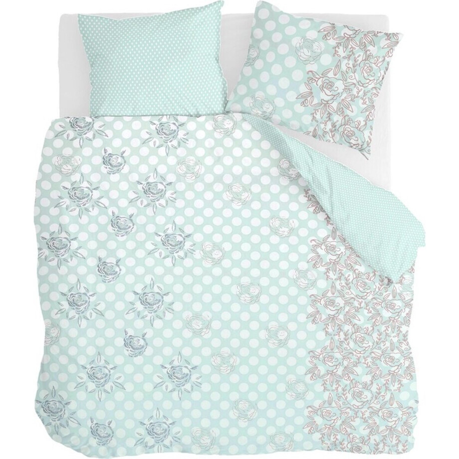 Walra Dekbedovertrek Dreamy Dots - 240x220 - 100% Katoen (BCI) - Licht Blauw afbeelding 1