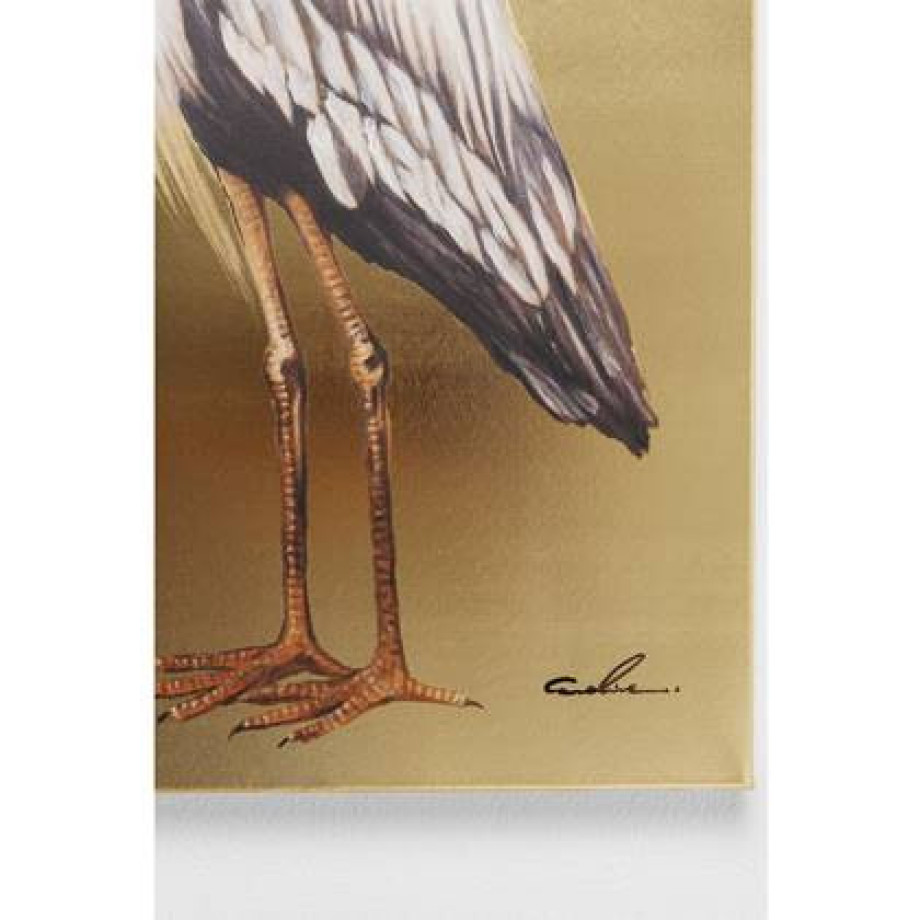Kare Design Schilderij Heron Links 70x50cm afbeelding 1
