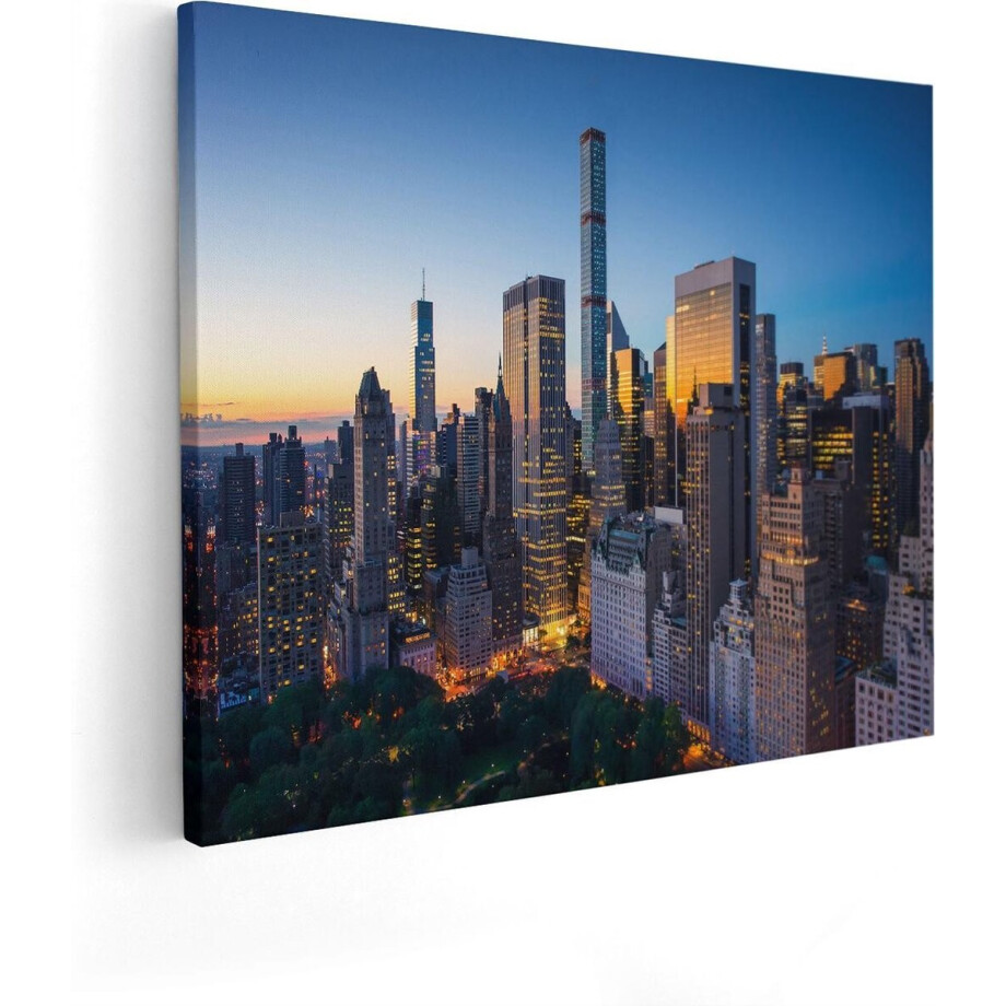 Artaza Canvas Schilderij Skyline - 50x40 cm - Wanddecoratie New York - Muurdecoratie Woonkamer - Kamer Accessoires Stad Artaza Canvas Schilderij Skyline - 50x40 cm - Wanddecoratie New York - Muurdecoratie Woonkamer - Kamer Accessoires Stad afbeelding 1